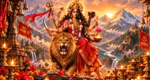 Goddess Durga and Goddess Kali as a single form