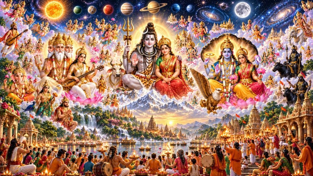 aarti sangrah में भगवान गणेश, शिव, विष्णु और माता लक्ष्मी की आरती