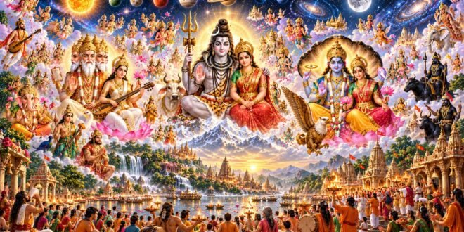 aarti sangrah में भगवान गणेश, शिव, विष्णु और माता लक्ष्मी की आरती