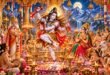 शिव तांडव आरती - कैलाश पर वाद्ययंत्रों की गूंज और ब्रह्मा जी द्वारा वेद-आरती का पावन दृश्य