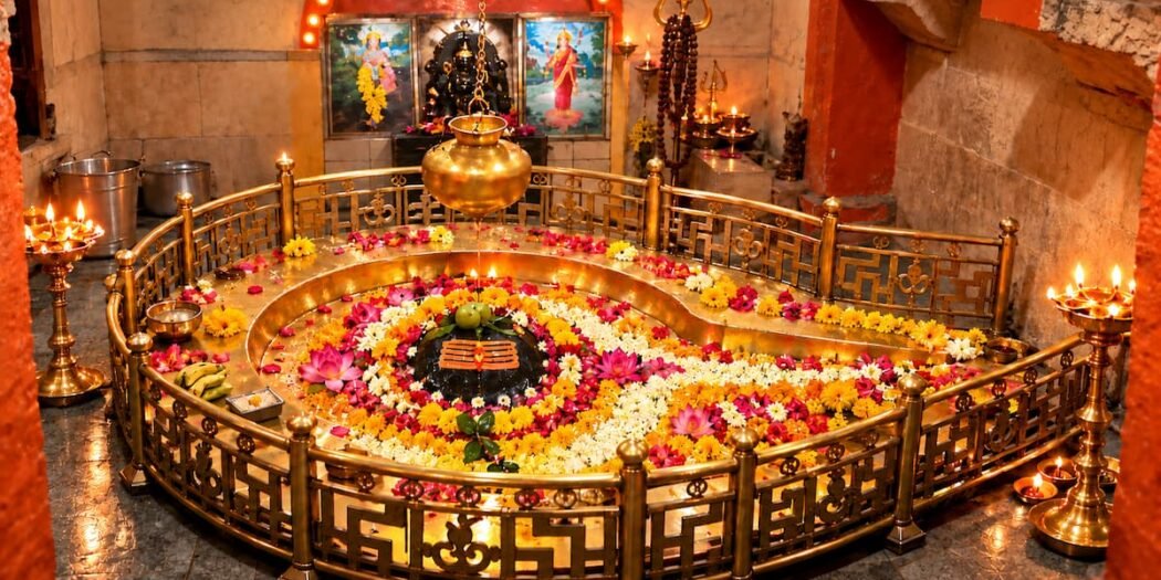 केवड़ेश्वर महादेव मंदिर के शिवलिंग की AI-enhanced फोटो