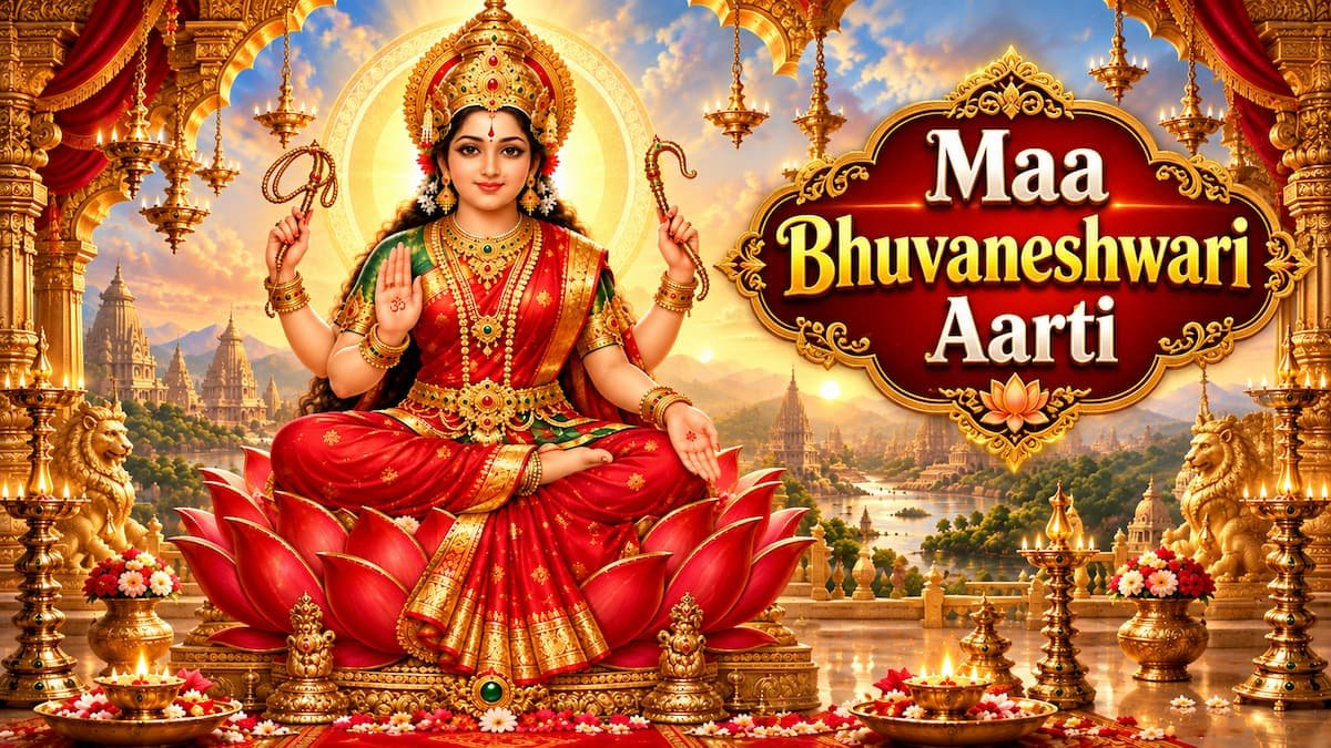 Maa Bhuvaneshwari Aarti – माँ भुवनेश्वरी देवी का दिव्य चित्र